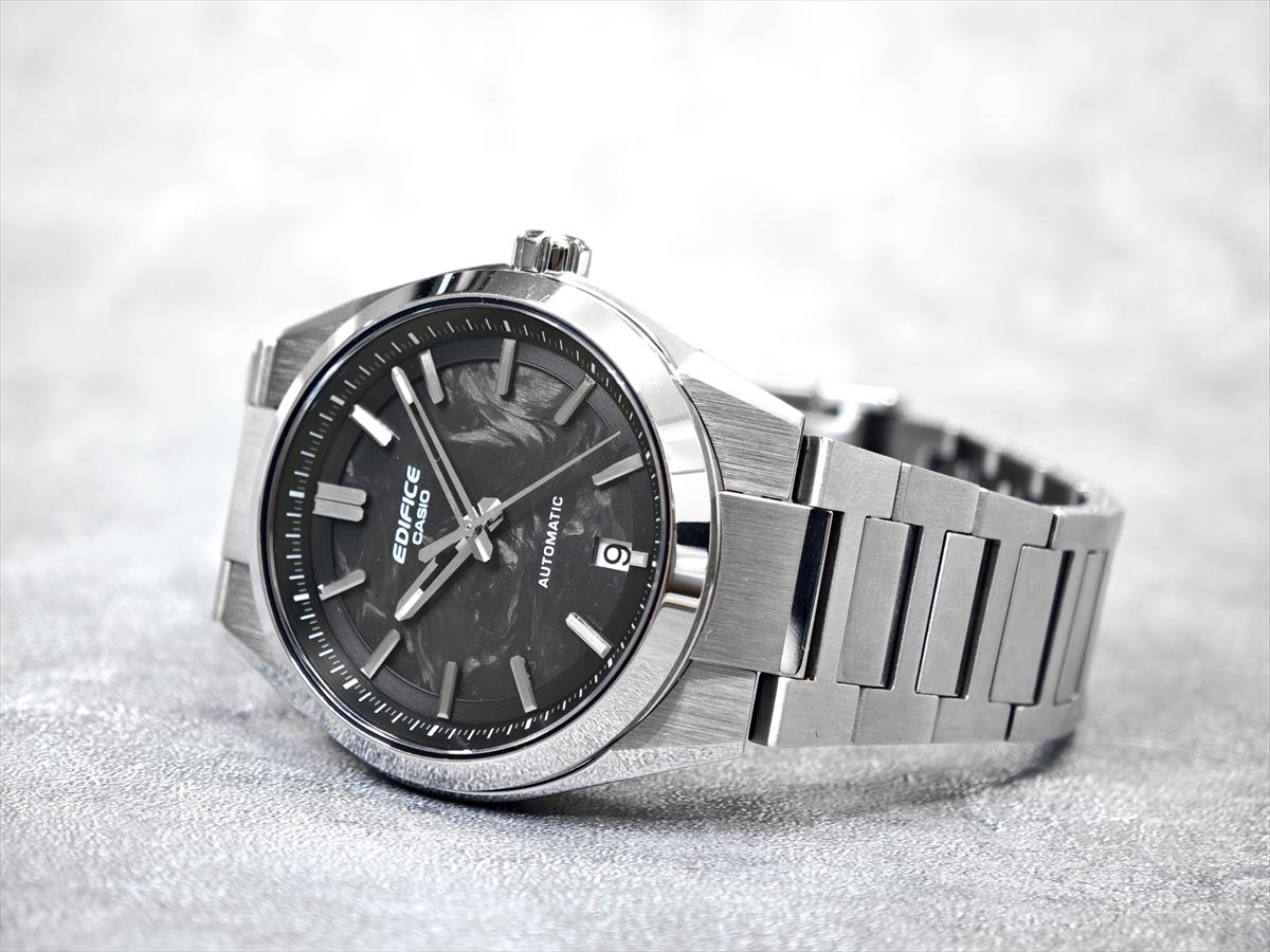 カシオ エディフィス EFK-100YCD-1AJF 自動巻き メカニカル フォージドカーボン文字板 シースルーバック メンズ 腕時計 CASIO EDIFICE【0725】_10spl