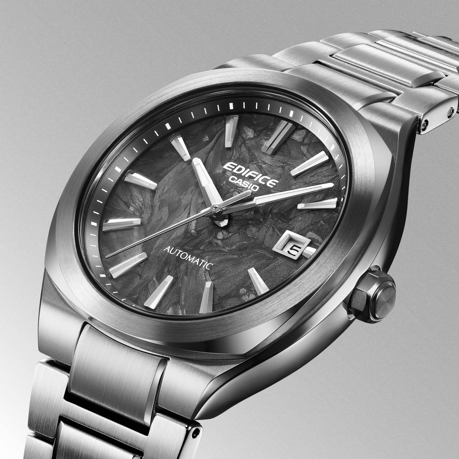 カシオ エディフィス CASIO EDIFICE EFK-200CD-1AJF AUTOMATIC 機械式 自動巻き フォージドカーボンダイアル  シースルーバック サファイアガラス メンズ 腕時計 watch ビジネス カジュアル 【0726】