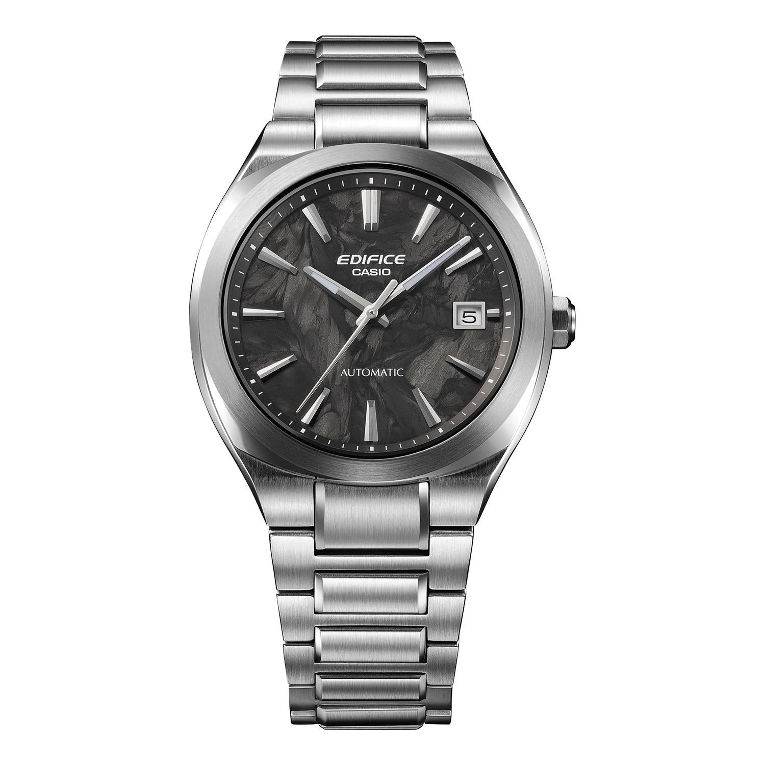 カシオ エディフィス CASIO EDIFICE EFK-200CD-1AJF AUTOMATIC 機械式 自動巻き フォージドカーボンダイアル  シースルーバック サファイアガラス メンズ 腕時計 watch ビジネス カジュアル 【0726】