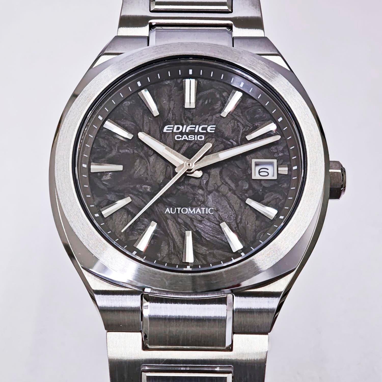 カシオ エディフィス CASIO EDIFICE EFK-200CD-1AJF AUTOMATIC 機械式 自動巻き フォージドカーボンダイアル  シースルーバック サファイアガラス メンズ 腕時計 watch ビジネス カジュアル 【0726】