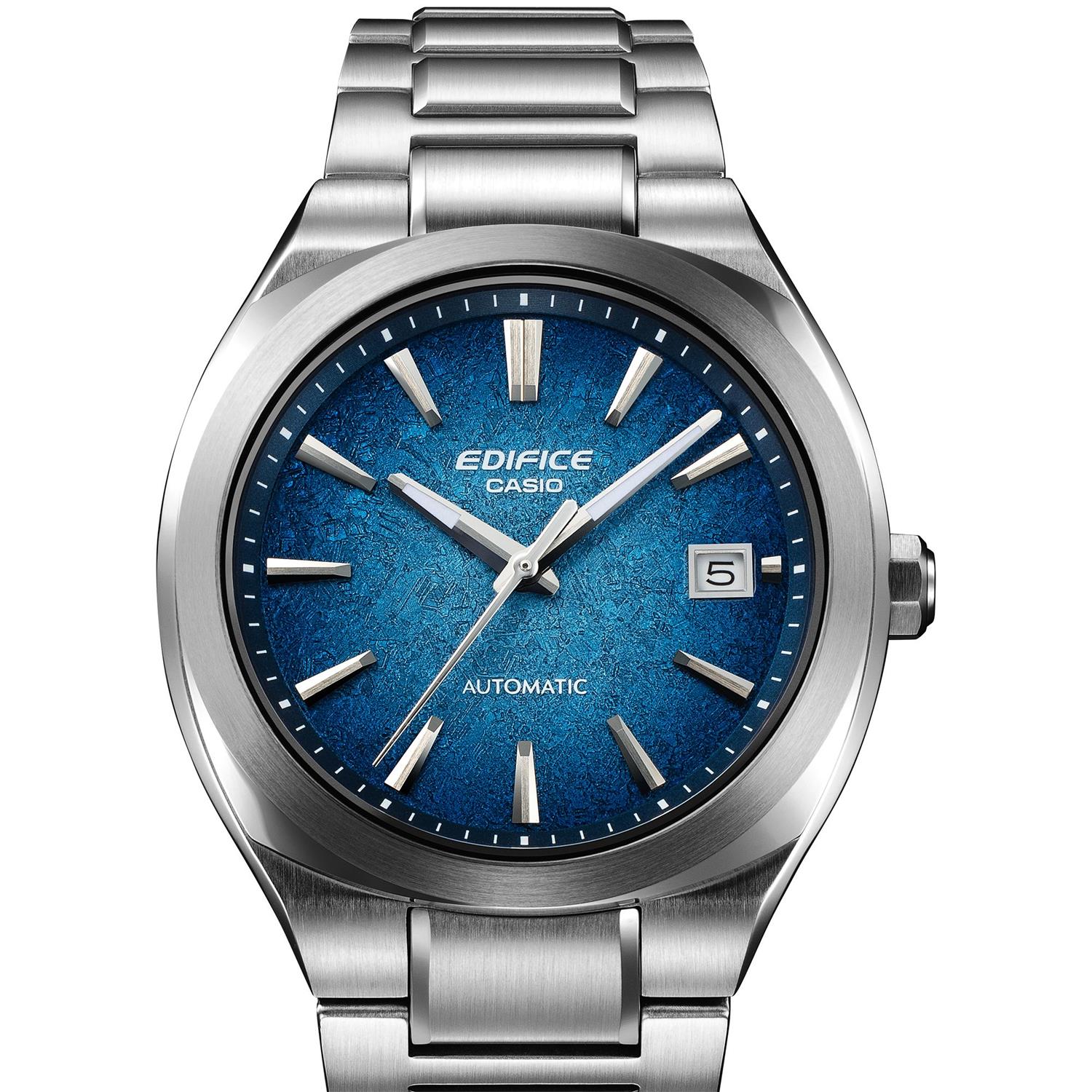 カシオ エディフィス CASIO EDIFICE EFK-200D-2AJF ブルーグラデーションダイアル 機械式 自動巻き シースルーバック サファイアガラス メンズ 腕時計 watch ビジネス カジュアル 【0726】