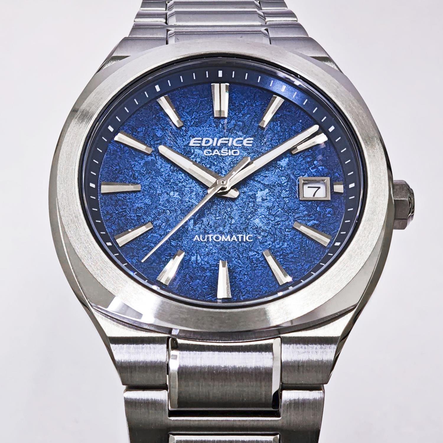 カシオ エディフィス CASIO EDIFICE EFK-200D-2AJF ブルーグラデーションダイアル 機械式 自動巻き シースルーバック サファイアガラス メンズ 腕時計 watch ビジネス カジュアル 【0726】