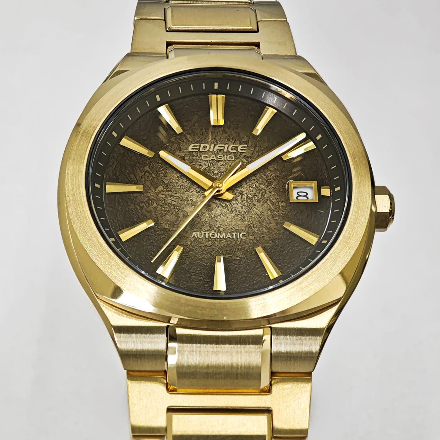 カシオ エディフィス CASIO EDIFICE EFK-200DG-5AJF ブラウンゴールド グラデーションダイアル 機械式 自動巻き シースルーバック サファイアガラス メンズ 腕時計 watch ビジネス カジュアル 【0726】