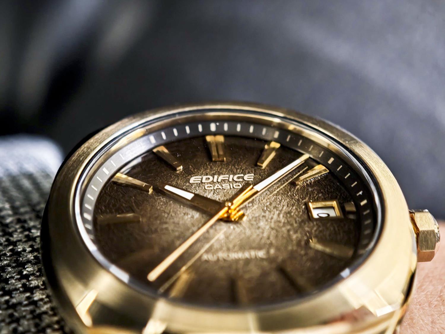 カシオ エディフィス CASIO EDIFICE EFK-200DG-5AJF ブラウンゴールド グラデーションダイアル 機械式 自動巻き シースルーバック サファイアガラス メンズ 腕時計 watch ビジネス カジュアル 【0726】
