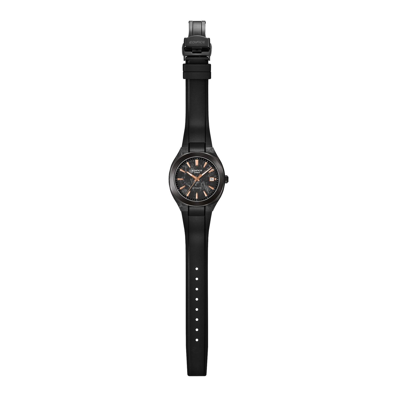 カシオ エディフィス CASIO EDIFICE EFK-200XPB-1AJF マーブルブラック ローズゴールド フォージドカーボンケース＆ダイアル  シースルーバック サファイアガラス メンズ 腕時計 watch  【0726】