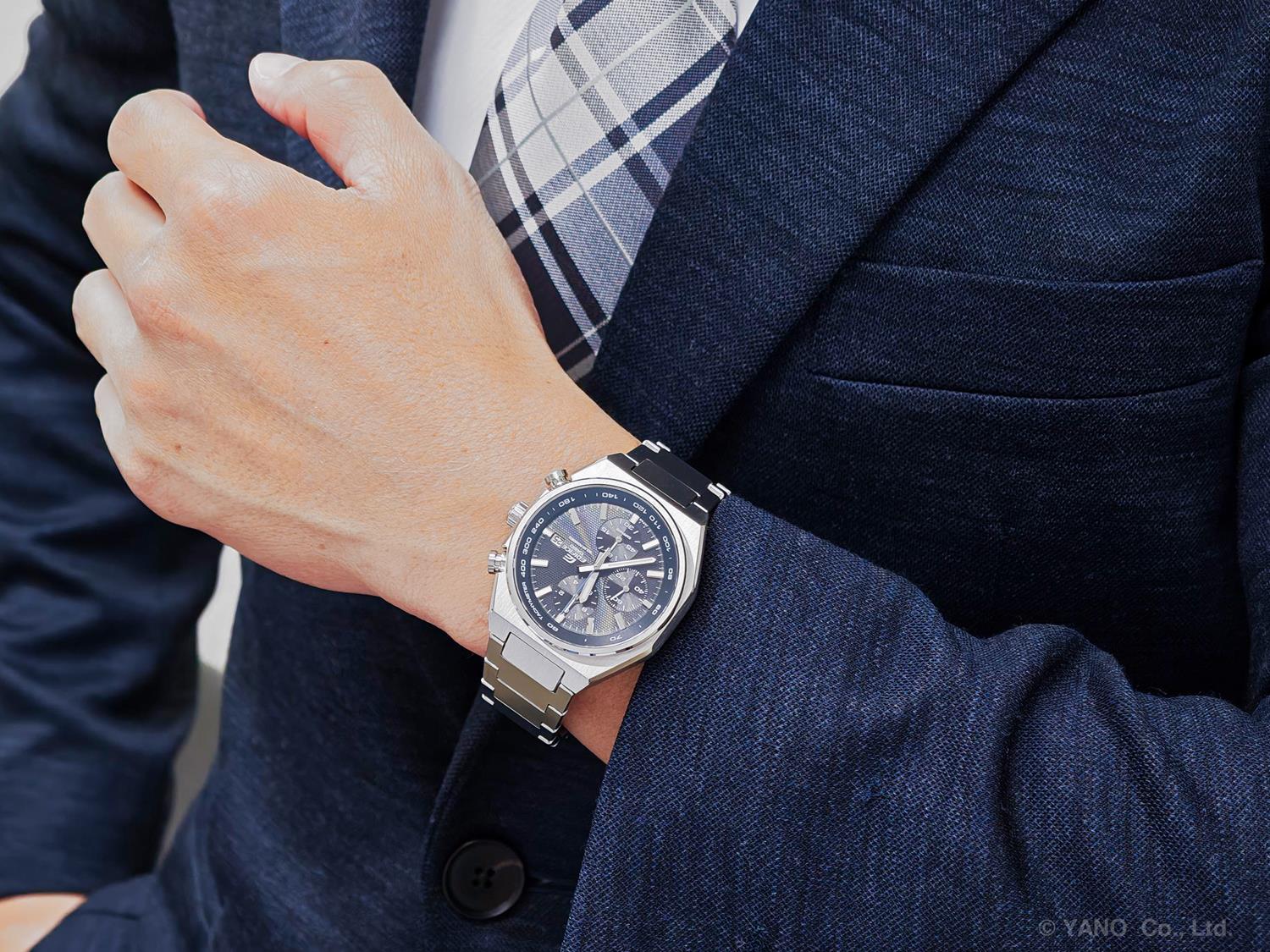カシオ エディフィス CASIO EDIFICE EFS-S660D-1AJF ソーラー 10気圧防水 1/20秒クロノグラフ タキメーター サファイアガラス CASIO EDIFICE【0826】※8月7日発売予定