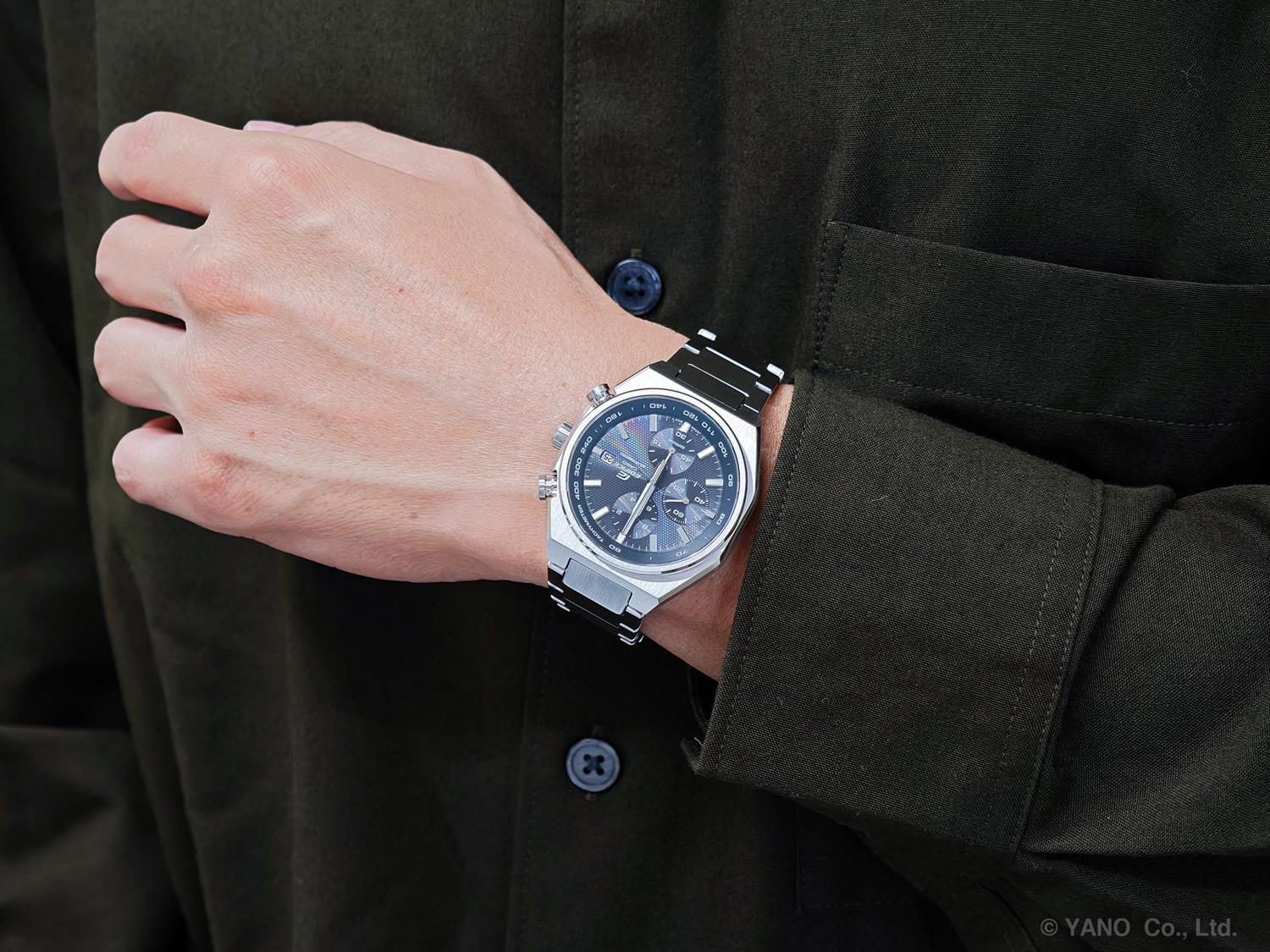 カシオ エディフィス CASIO EDIFICE EFS-S660D-1AJF ソーラー 10気圧防水 1/20秒クロノグラフ タキメーター サファイアガラス CASIO EDIFICE【0826】※8月7日発売予定