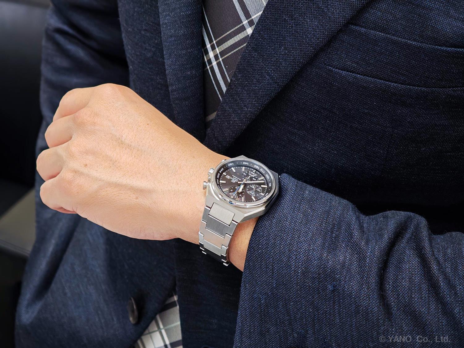 カシオ エディフィス CASIO EDIFICE EFS-S660D-1AJF ソーラー 10気圧防水 1/20秒クロノグラフ タキメーター サファイアガラス CASIO EDIFICE【0826】※8月7日発売予定