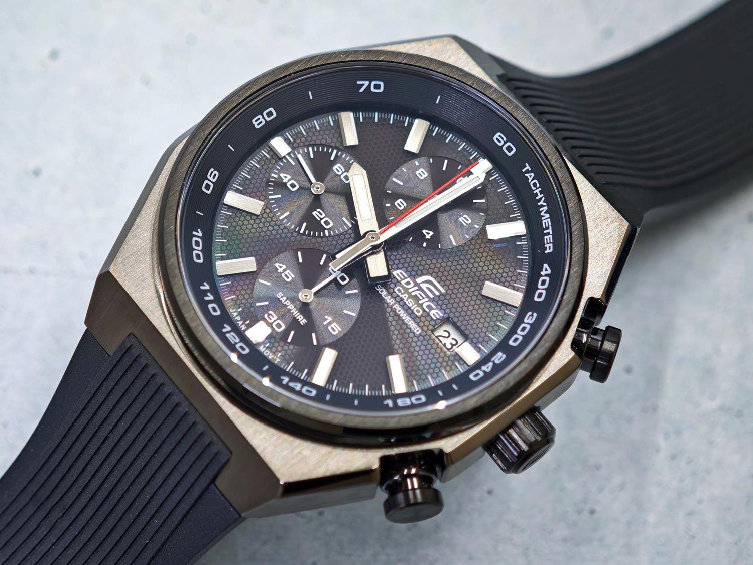 カシオ エディフィス CASIO EDIFICE EFS-S660PB-1AJF ソーラー 10気圧防水 1/20秒クロノグラフ タキメーター サファイアガラス CASIO EDIFICE【0826】※8月7日発売予定