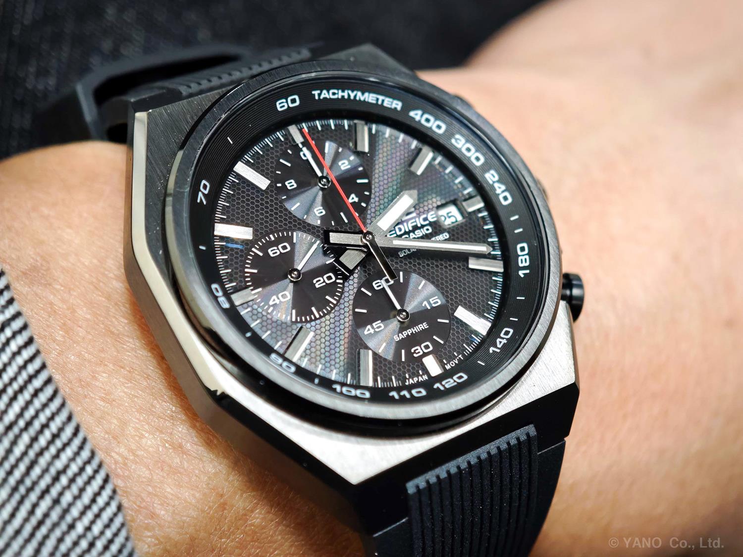 カシオ エディフィス CASIO EDIFICE EFS-S660PB-1AJF ソーラー 10気圧防水 1/20秒クロノグラフ タキメーター サファイアガラス CASIO EDIFICE【0826】※8月7日発売予定