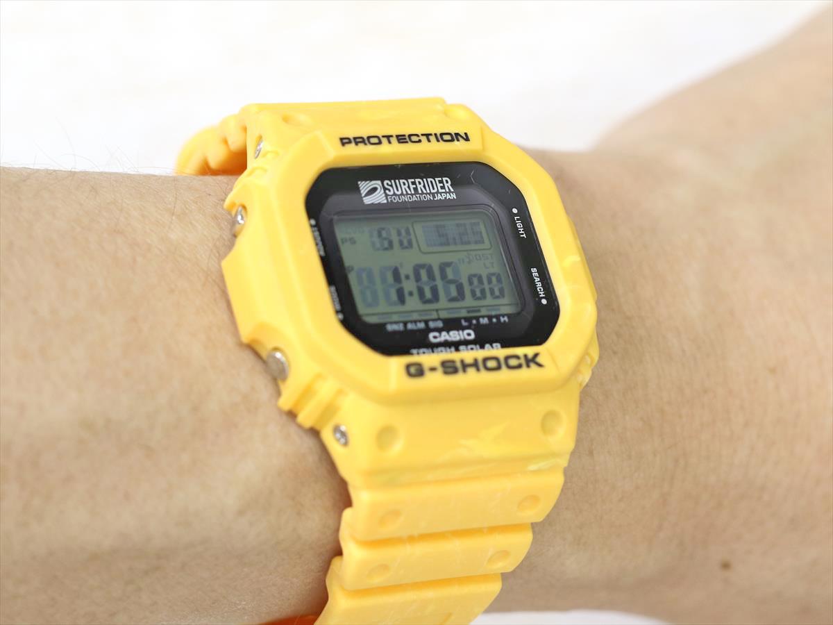 カシオ Gショック G-5600SFJ-9JR SURFRIDER FOUNDATION JAPAN コラボ #oceanfriendlylifestyle  CASIO G-SHOCK公式掲載店【0625】【店頭受取可能商品】