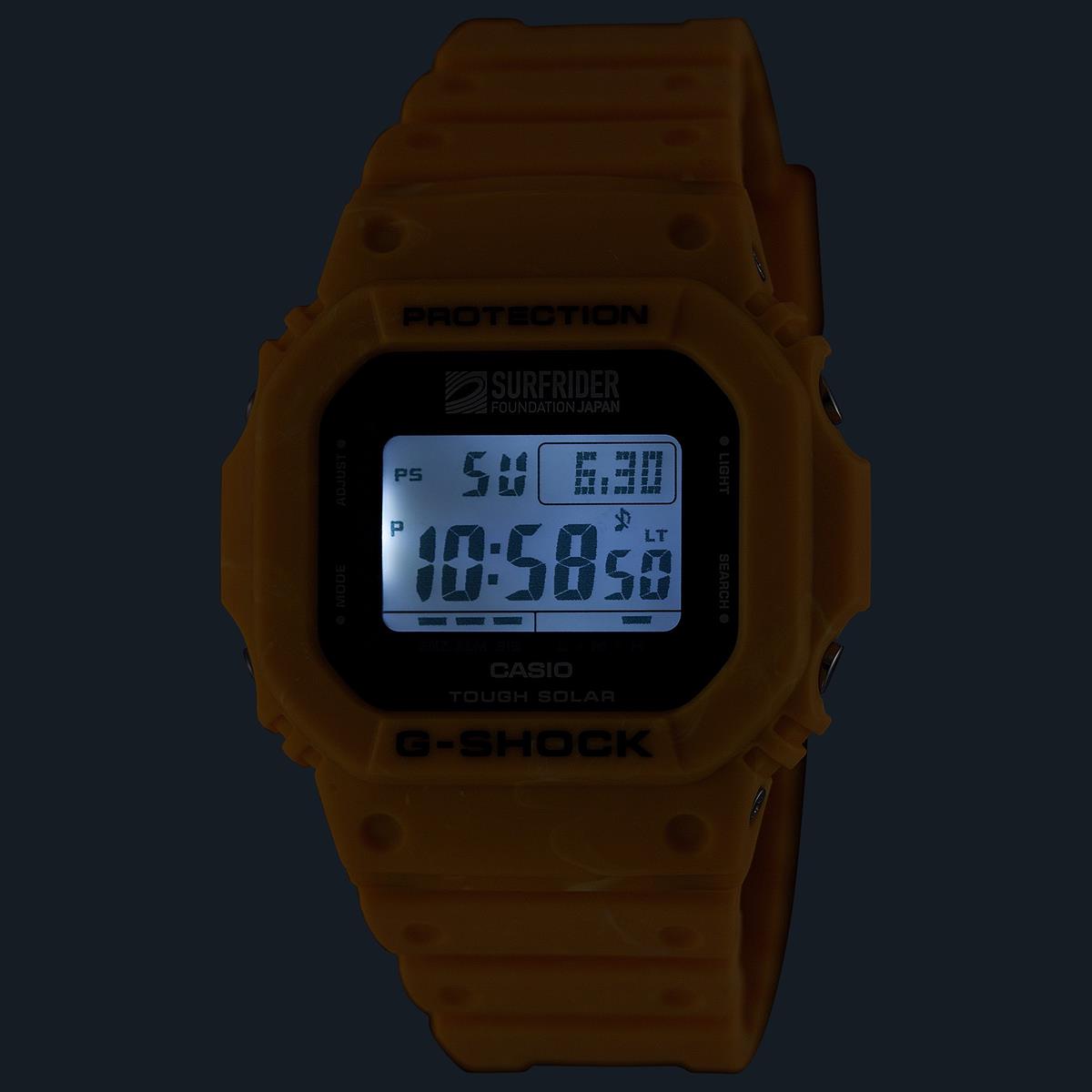 カシオ Gショック G-5600SFJ-9JR SURFRIDER FOUNDATION JAPAN コラボ #oceanfriendlylifestyle  CASIO G-SHOCK公式掲載店【0625】【店頭受取可能商品】