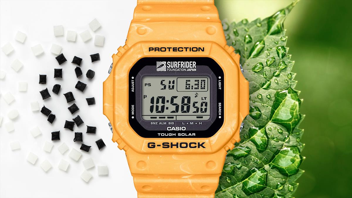 カシオ Gショック G-5600SFJ-9JR SURFRIDER FOUNDATION JAPAN コラボ #oceanfriendlylifestyle  CASIO G-SHOCK公式掲載店【0625】【店頭受取可能商品】