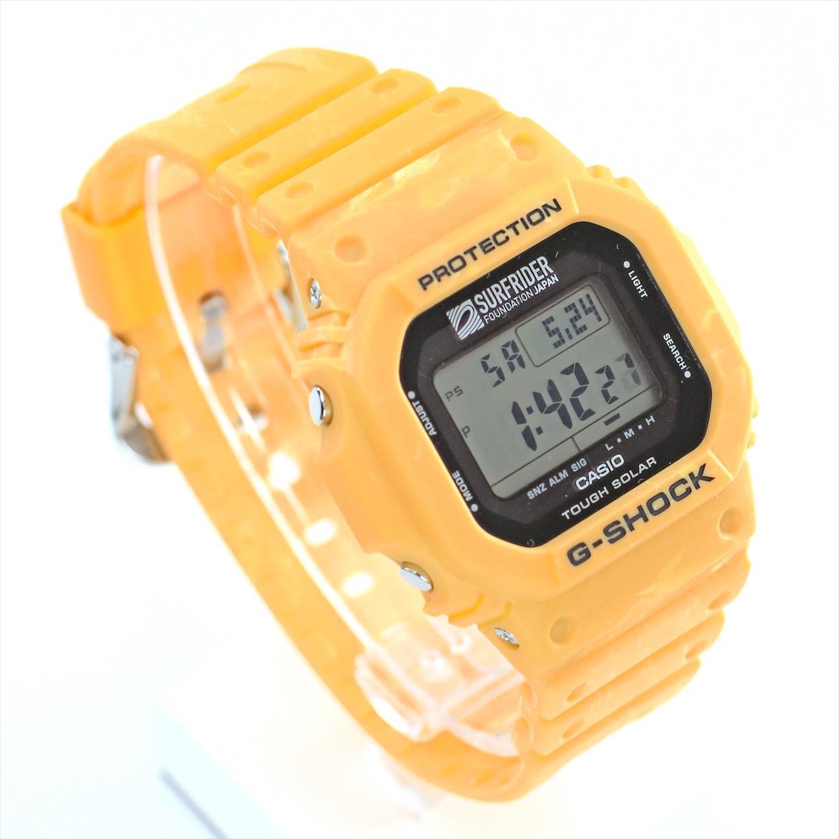 カシオ Gショック G-5600SFJ-9JR SURFRIDER FOUNDATION JAPAN コラボ #oceanfriendlylifestyle  CASIO G-SHOCK公式掲載店【0625】【店頭受取可能商品】
