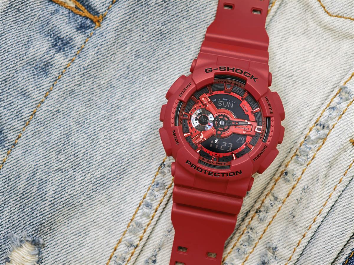 カシオ Gショック GA-110RRB-4AJF Iconic Styles レッド  CASIO G-SHOCK 公式サイト掲載店【1225】【rx01】【店頭受取可能商品】