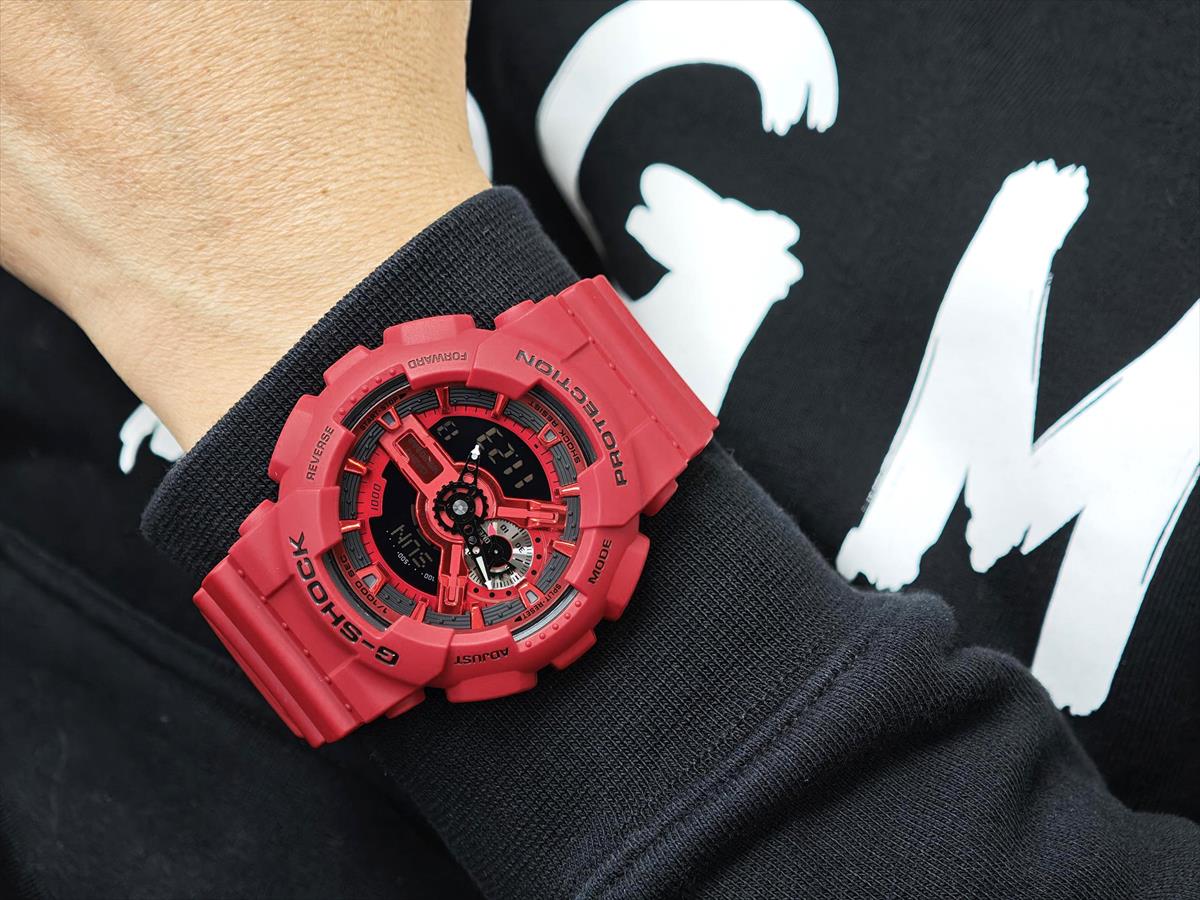 カシオ Gショック GA-110RRB-4AJF Iconic Styles レッド  CASIO G-SHOCK 公式サイト掲載店【1225】【rx01】【店頭受取可能商品】