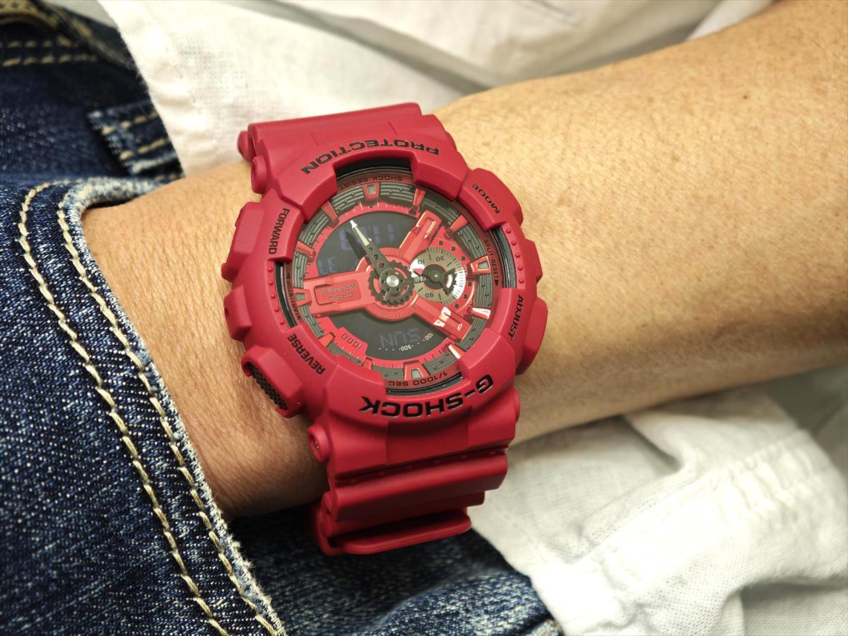 カシオ Gショック GA-110RRB-4AJF Iconic Styles レッド  CASIO G-SHOCK 公式サイト掲載店【1225】【rx01】【店頭受取可能商品】