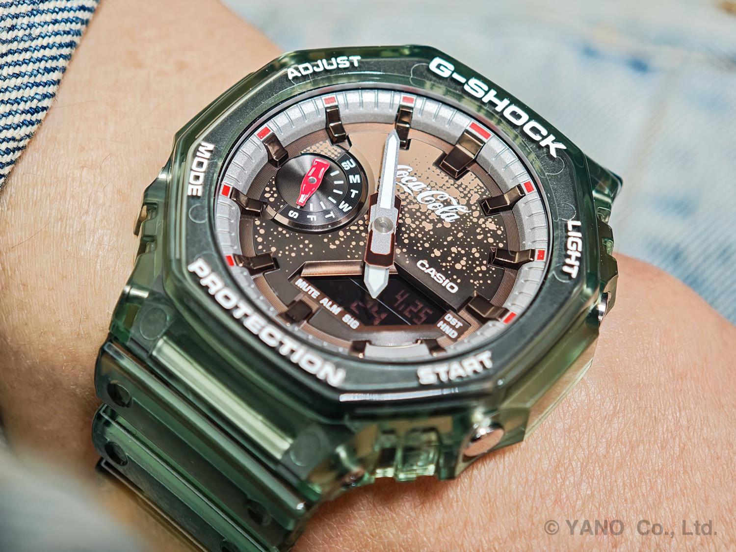 G-SHOCK コカ･コーラ® コラボレーションモデル GA-2100CC-3AJR 140周年記念 コンツアーボトル カラー バイオマスプラスチック メンズ 腕時計 カシオ 国内正規品 ジーショック CASIO G-SHOCK 公式サイト掲載店【0326】【cx01】※5月15日発売予定【店頭受取可能商品】