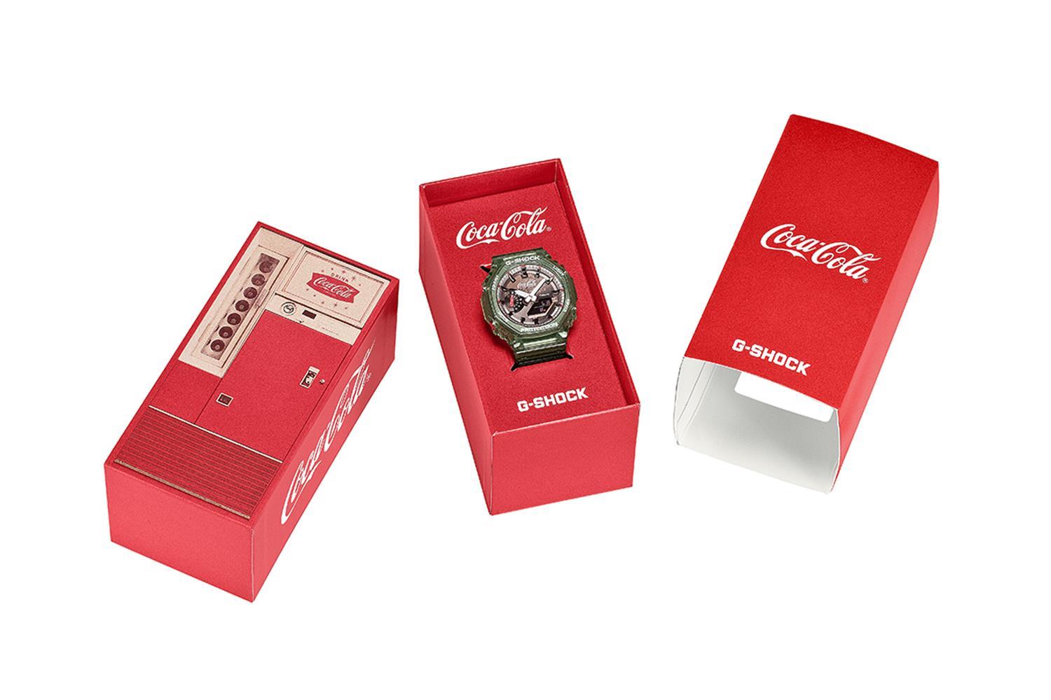 G-SHOCK コカ･コーラ® コラボレーションモデル GA-2100CC-3AJR 140周年記念 コンツアーボトル カラー バイオマスプラスチック メンズ 腕時計 カシオ 国内正規品 ジーショック CASIO G-SHOCK 公式サイト掲載店【0326】【cx01】※5月15日発売予定【店頭受取可能商品】