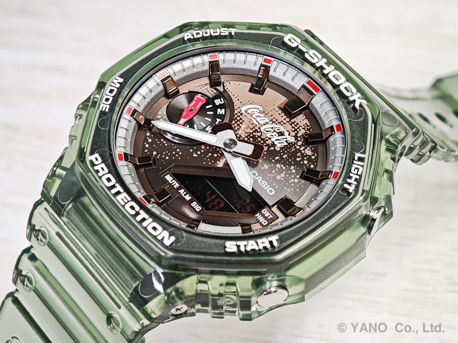G-SHOCK コカ･コーラ® コラボレーションモデル GA-2100CC-3AJR 140周年記念 コンツアーボトル カラー バイオマスプラスチック メンズ 腕時計 カシオ 国内正規品 ジーショック CASIO G-SHOCK 公式サイト掲載店【0326】【cx01】※5月15日発売予定【店頭受取可能商品】