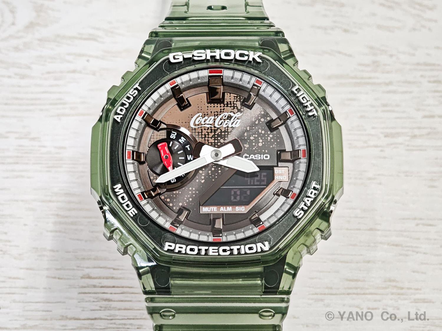 G-SHOCK コカ･コーラ® コラボレーションモデル GA-2100CC-3AJR 140周年記念 コンツアーボトル カラー バイオマスプラスチック メンズ 腕時計 カシオ 国内正規品 ジーショック CASIO G-SHOCK 公式サイト掲載店【0326】【cx01】※5月15日発売予定【店頭受取可能商品】