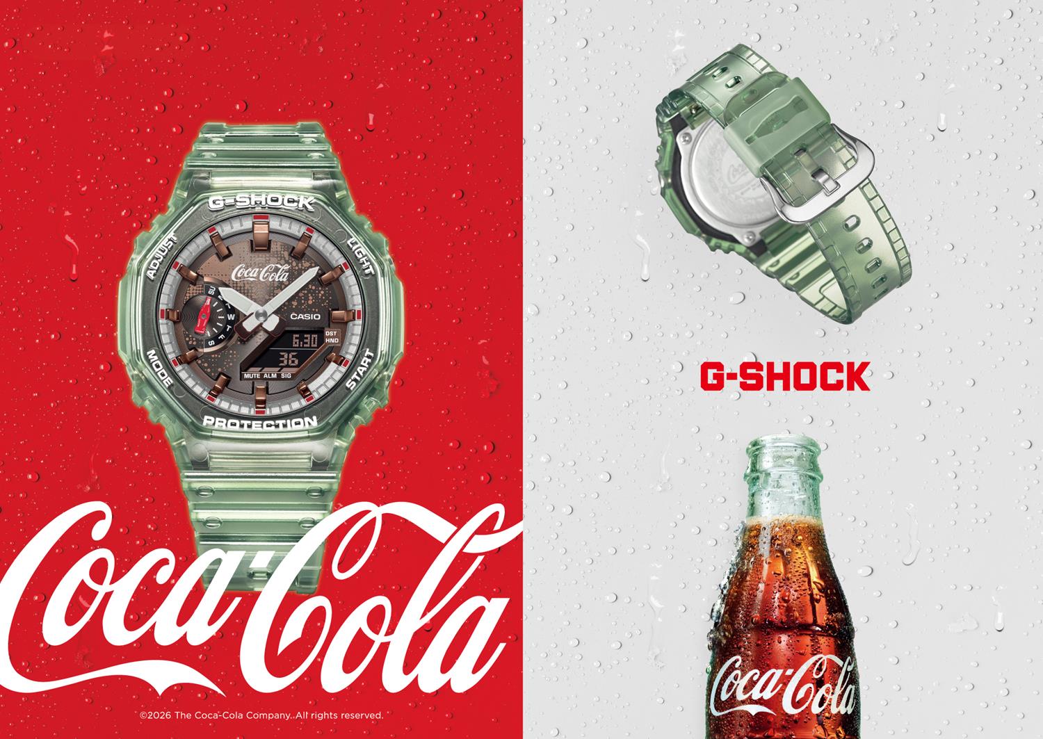 G-SHOCK コカ･コーラ® コラボレーションモデル GA-2100CC-3AJR 140周年記念 コンツアーボトル カラー バイオマスプラスチック メンズ 腕時計 カシオ 国内正規品 ジーショック CASIO G-SHOCK 公式サイト掲載店【0326】【cx01】※5月15日発売予定【店頭受取可能商品】