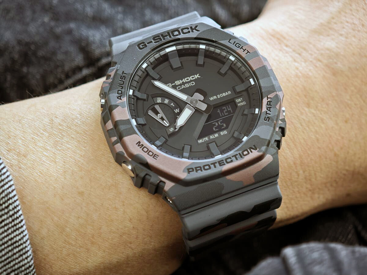 カシオ Gショック オリジナルカモフラージュシリーズ GA-2100CM-8AJF 2100シリーズ CASIO G-SHOCK 公式サイト掲載店【0226】※2月6日発売予定【店頭受取可能商品】