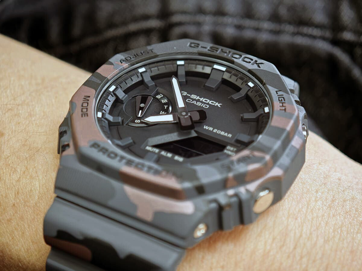 カシオ Gショック オリジナルカモフラージュシリーズ GA-2100CM-8AJF 2100シリーズ CASIO G-SHOCK 公式サイト掲載店【0226】※2月6日発売予定【店頭受取可能商品】