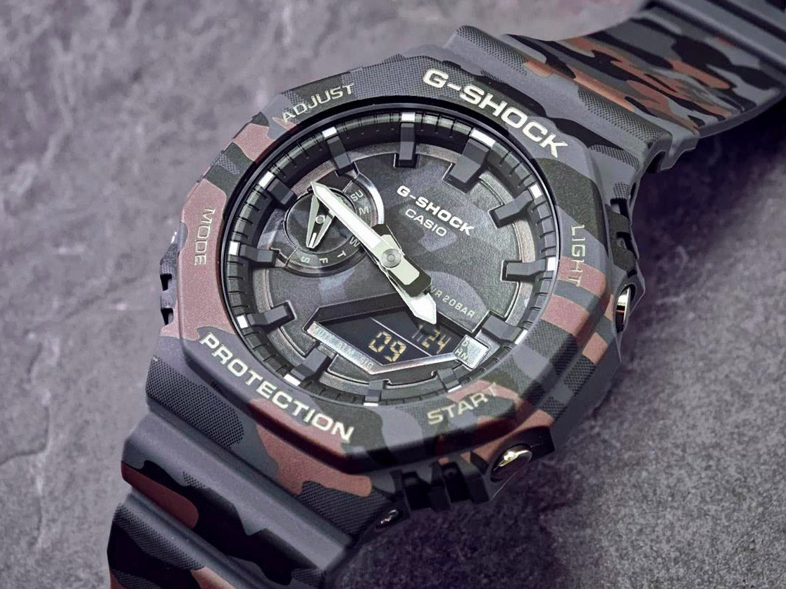 カシオ Gショック オリジナルカモフラージュシリーズ GA-2100CMD-8AJF 2100シリーズ CASIO G-SHOCK 公式サイト掲載店【0226】※2月6日発売予定【店頭受取可能商品】