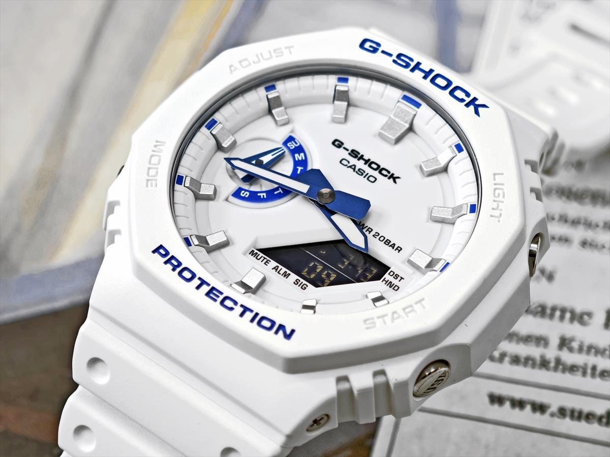 カシオ Gショック WEB限定モデル GA-2100HDS-7A1JF HIDDEN GLOW シリーズ ブルー蓄光フェイス CASIO G-SHOCK公式掲載店【0625】【店頭受取可能商品】