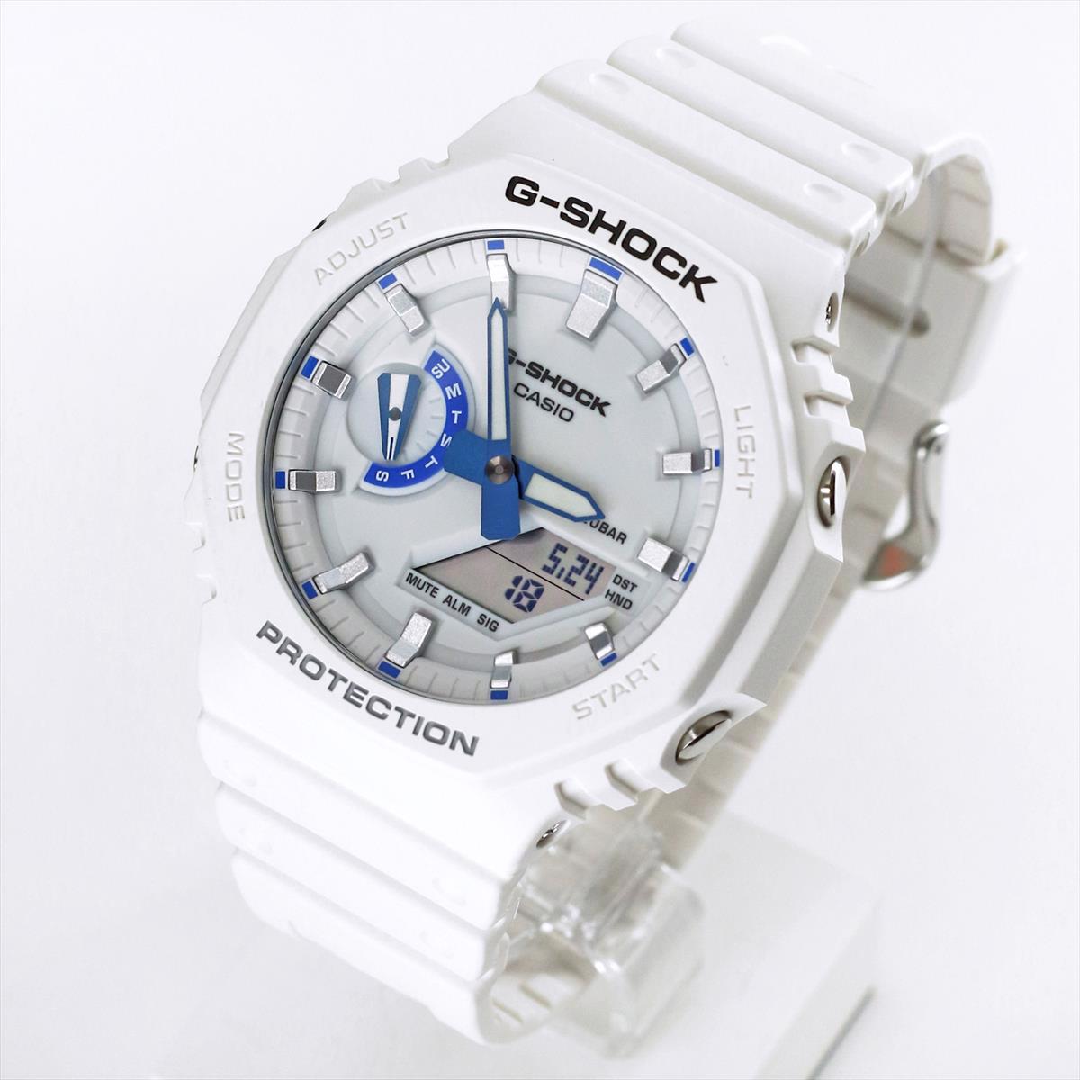 カシオ Gショック GA-2100HDS-7AJF HIDDEN GLOW シリーズ ブルー蓄光フェイス CASIO G-SHOCK公式掲載店【0625】【店頭受取可能商品】