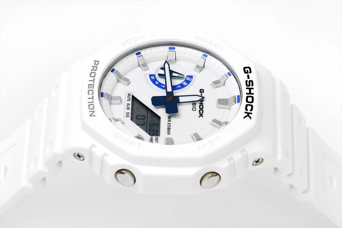 カシオ Gショック GA-2100HDS-7AJF HIDDEN GLOW シリーズ ブルー蓄光フェイス CASIO G-SHOCK公式掲載店【0625】【店頭受取可能商品】