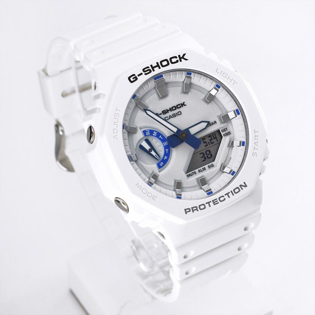 カシオ Gショック GA-2100HDS-7AJF HIDDEN GLOW シリーズ ブルー蓄光フェイス CASIO G-SHOCK公式掲載店【0625】【店頭受取可能商品】