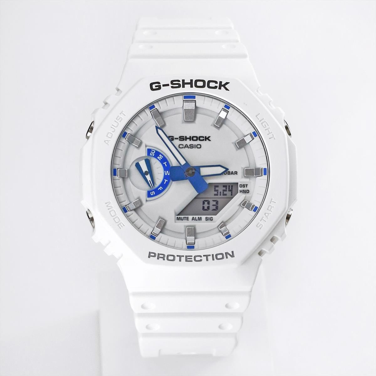 カシオ Gショック GA-2100HDS-7AJF HIDDEN GLOW シリーズ ブルー蓄光フェイス CASIO G-SHOCK公式掲載店【0625】【店頭受取可能商品】