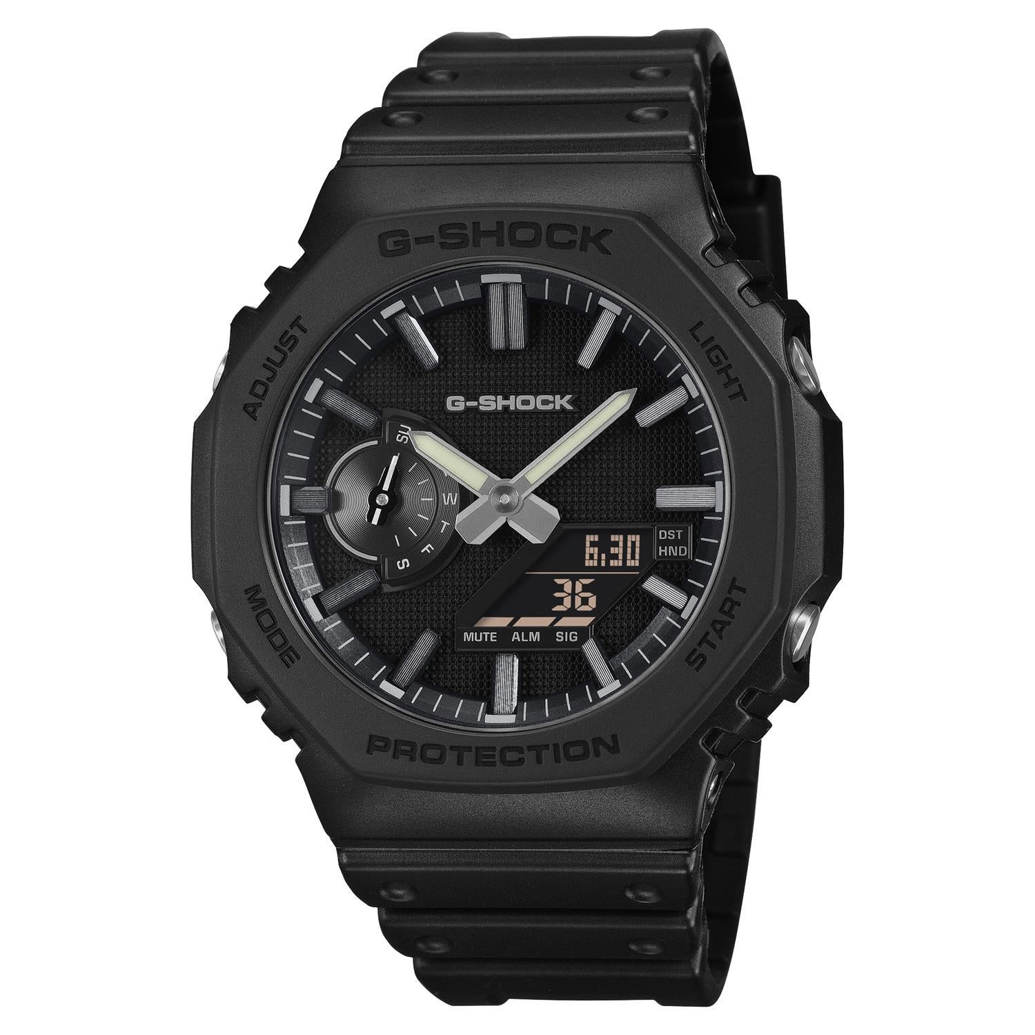 カシオ Gショック GA-2100LXB-1AJF LUXE BLACK ミニマリズム マットブラック 2100シリーズ 再解釈 CASIO G-SHOCK 公式サイト掲載店【0626】※6月19日発売【店頭受取可能商品】