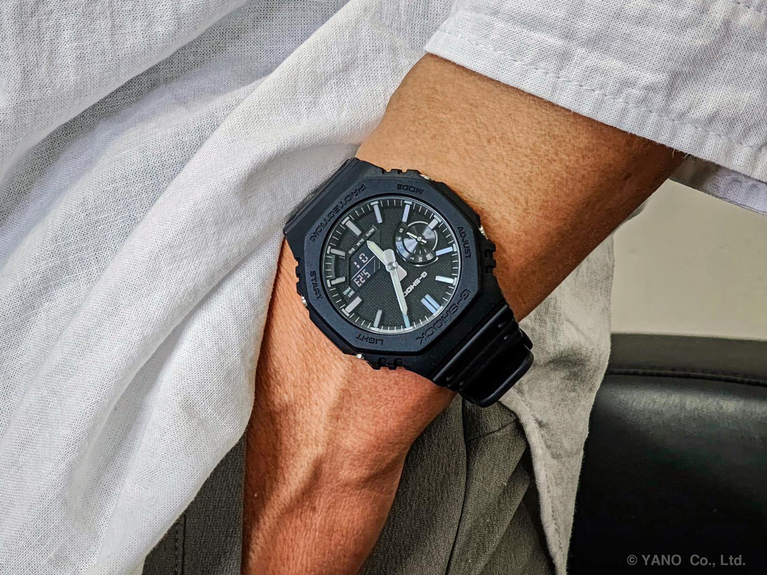 カシオ Gショック GA-2100LXB-1AJF LUXE BLACK ミニマリズム マットブラック 2100シリーズ 再解釈 CASIO G-SHOCK 公式サイト掲載店【0626】※6月19日発売【店頭受取可能商品】