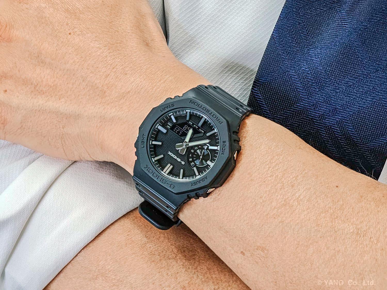 カシオ Gショック GA-2100LXB-1AJF LUXE BLACK ミニマリズム マットブラック 2100シリーズ 再解釈 CASIO G-SHOCK 公式サイト掲載店【0626】※6月19日発売【店頭受取可能商品】