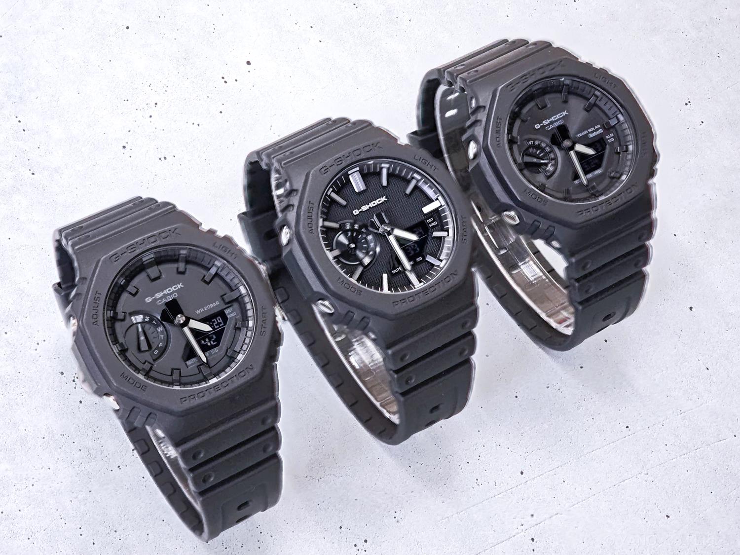 カシオ Gショック GA-2100LXB-1AJF LUXE BLACK ミニマリズム マットブラック 2100シリーズ 再解釈 CASIO G-SHOCK 公式サイト掲載店【0626】※6月19日発売【店頭受取可能商品】
