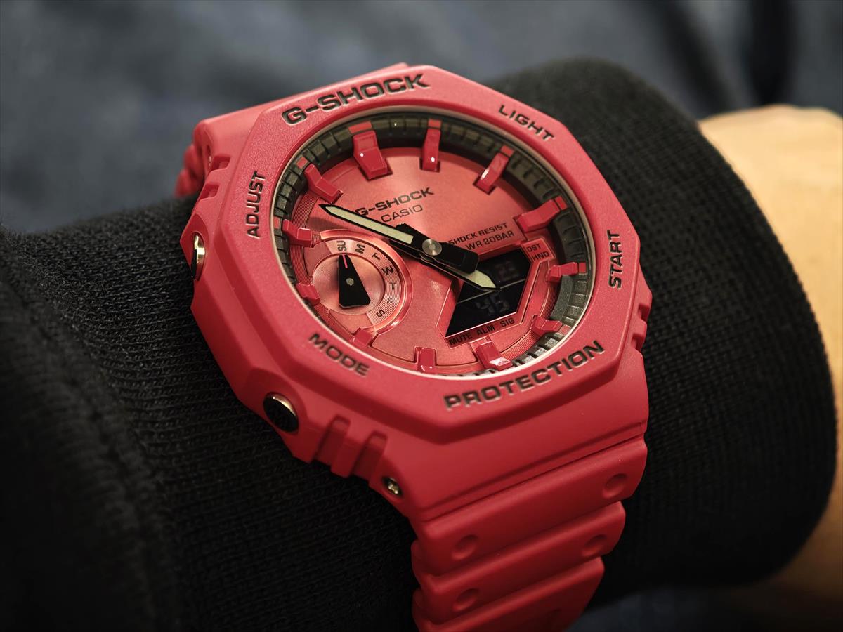 カシオ Gショック GA-2100RRB-4AJF Iconic Styles レッド  CASIO G-SHOCK 公式サイト掲載店【1225】【rx01】【店頭受取可能商品】