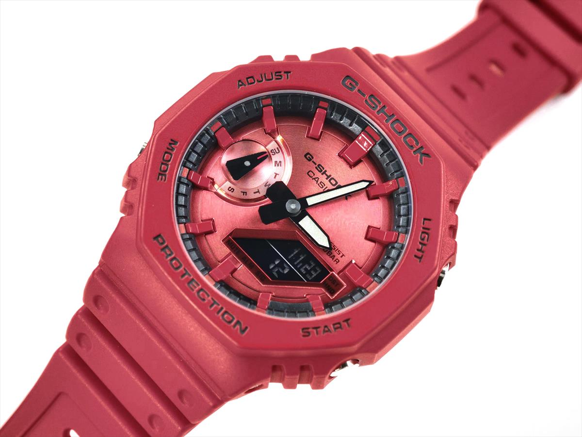 カシオ Gショック GA-2100RRB-4AJF Iconic Styles レッド  CASIO G-SHOCK 公式サイト掲載店【1225】【rx01】【店頭受取可能商品】