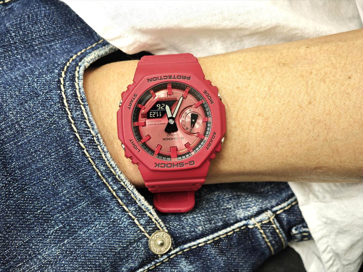 カシオ Gショック GA-2100RRB-4AJF Iconic Styles レッド  CASIO G-SHOCK 公式サイト掲載店【1225】【rx01】【店頭受取可能商品】