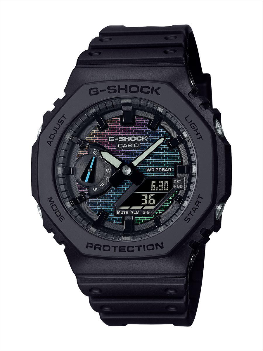 カシオ Gショック GA-2100RW-1AJF レインボーカラー CASIO G-SHOCK【0824】_10spl【店頭受取可能商品】