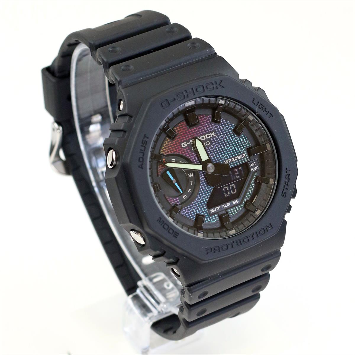 カシオ Gショック GA-2100RW-1AJF レインボーカラー CASIO G-SHOCK【0824】_10spl【店頭受取可能商品】