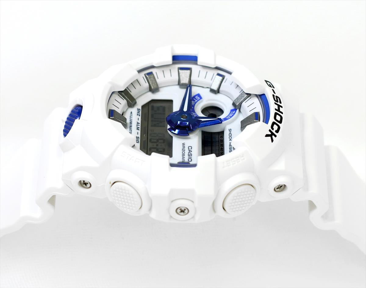 カシオ Gショック GA-700HDS-7AJF HIDDEN GLOW シリーズ ブルー蓄光フェイス CASIO G-SHOCK公式掲載店【0625】【店頭受取可能商品】