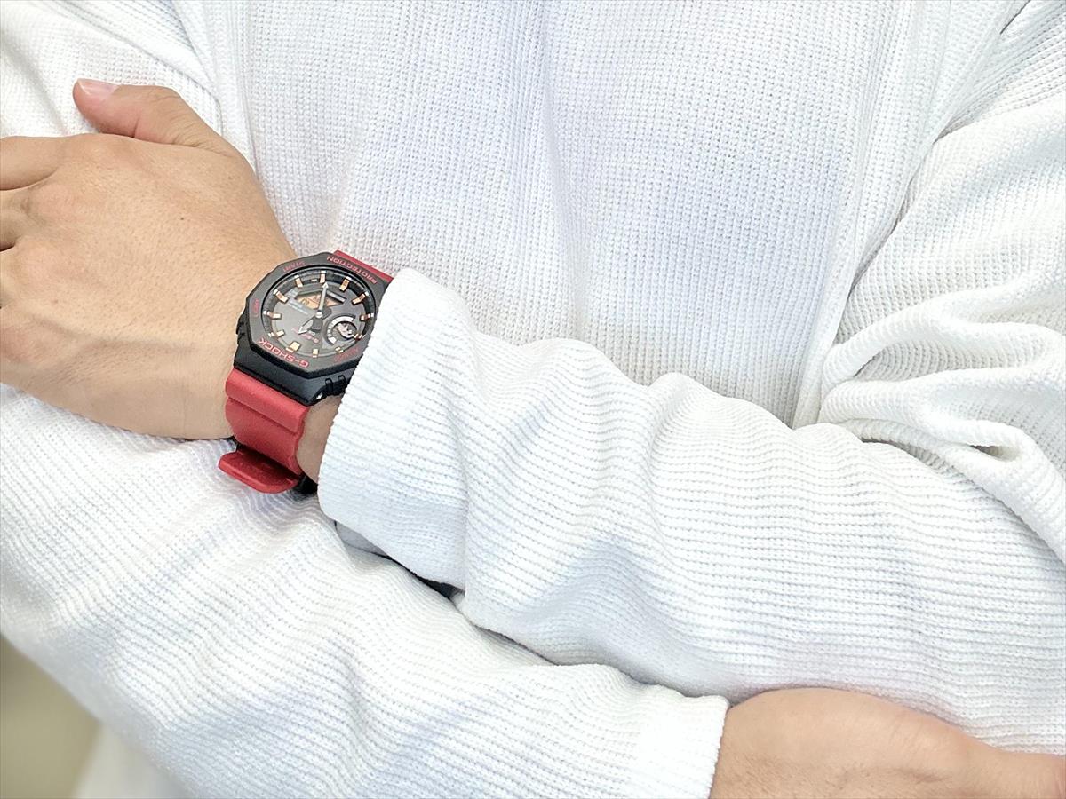 カシオ Gショック GA-B2100CD-1A4JR チャールズ・ダーウィン財団コラボ ガラパゴスウミイグアナ 腕時計 CASIO G-SHOCK  【1124】_10spl【店頭受取可能商品】