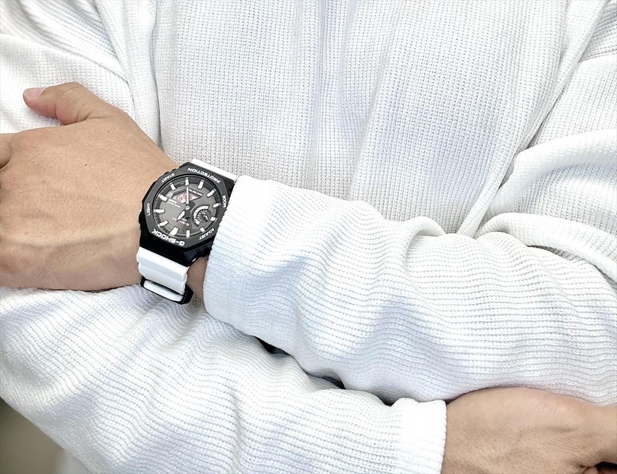 カシオ Gショック GA-B2100CD-1A7JR チャールズ・ダーウィン財団コラボ ガラパゴスペンギン 腕時計 CASIO G-SHOCK  【1124】_10spl【店頭受取可能商品】