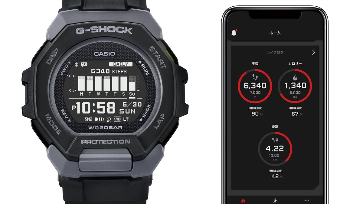 カシオ Gショック G-SQUAD GBD-300-1JF スマートフォンリンク ステップトラッカー 歩数計測 CASIO G-SHOCK【0724】_10spl