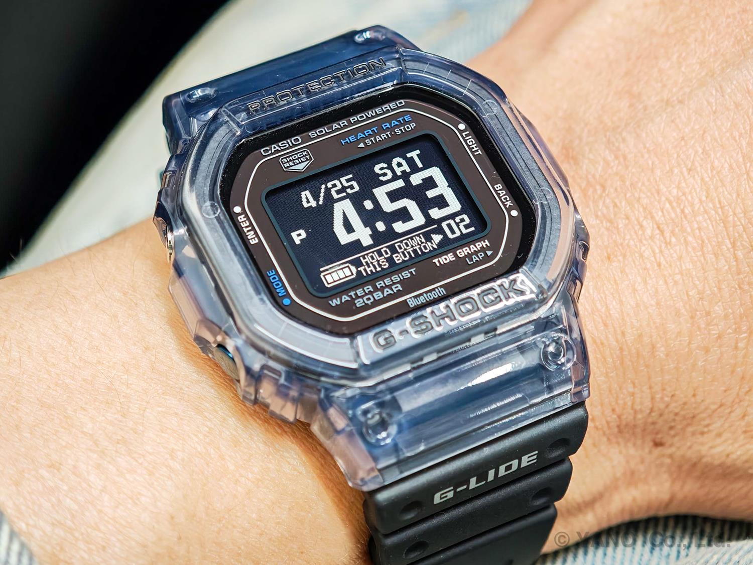 G-SHOCK G-LIDE GBX-H5600-1JR ブラック 心拍計 光学式センサー 潮汐情報（タイドグラフ） モバイルリンク機能 ソーラーアシスト充電 腕時計 カシオ 国内正規品 ジーショック CASIO G-SHOCK 公式サイト掲載店【0526】※5月15日発売予定