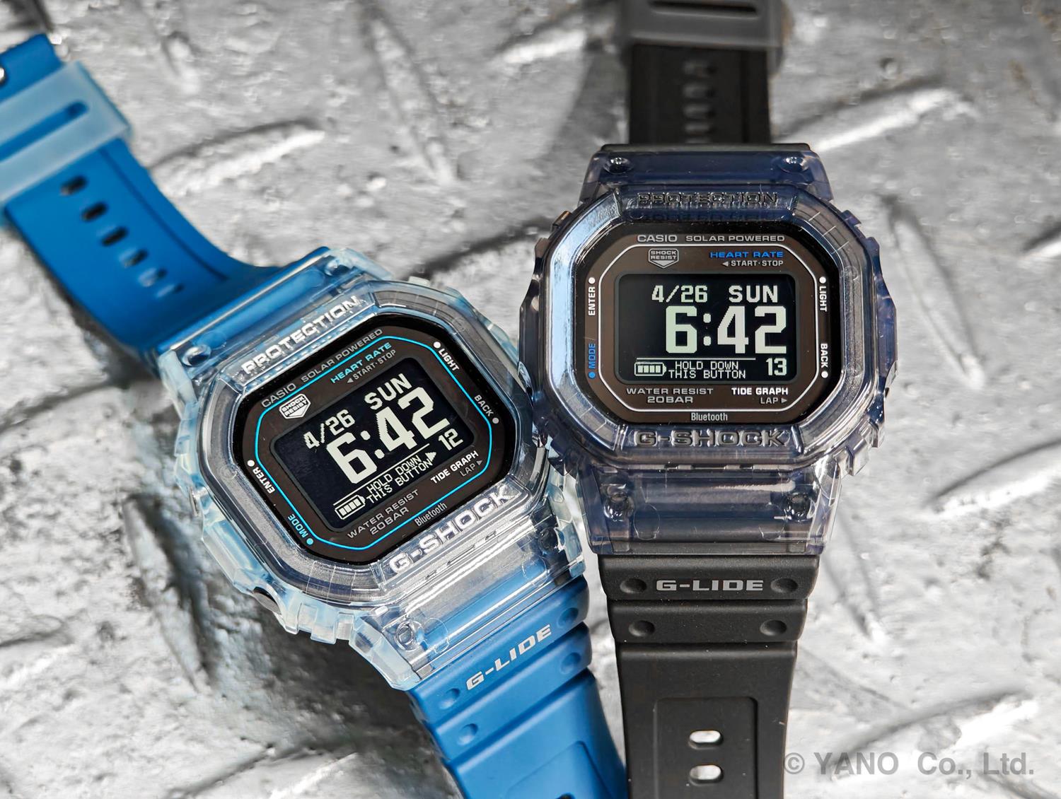 G-SHOCK G-LIDE GBX-H5600-1JR ブラック 心拍計 光学式センサー 潮汐情報（タイドグラフ） モバイルリンク機能 ソーラーアシスト充電 腕時計 カシオ 国内正規品 ジーショック CASIO G-SHOCK 公式サイト掲載店【0526】※5月15日発売予定