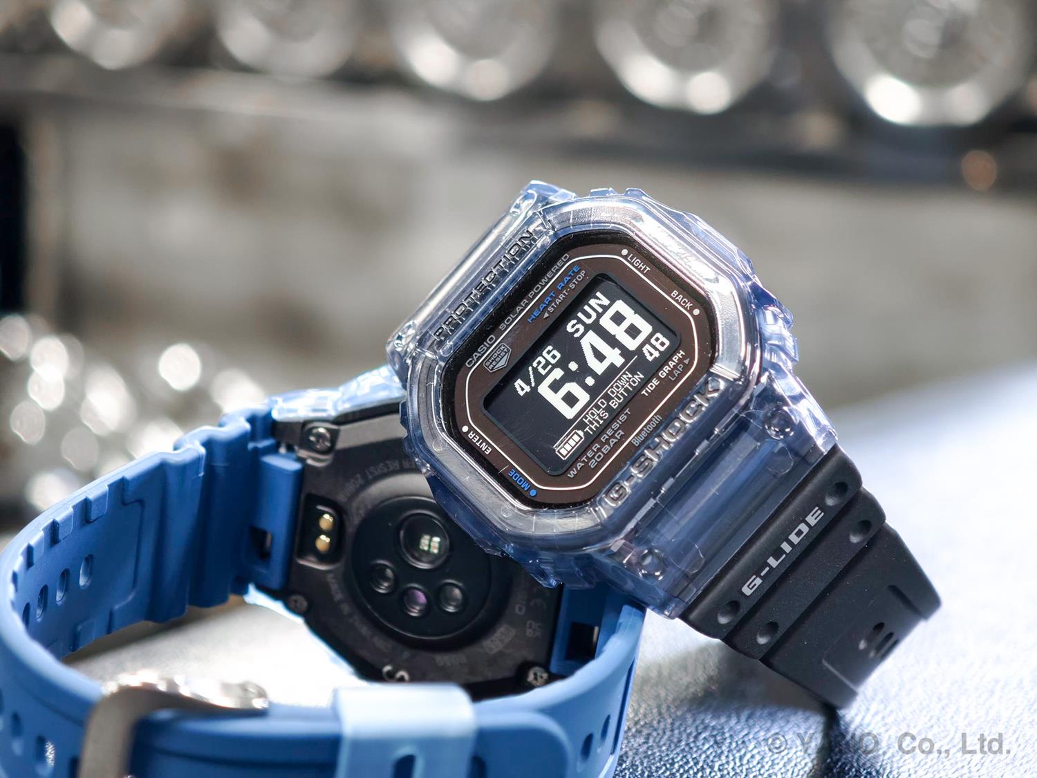 G-SHOCK G-LIDE GBX-H5600-1JR ブラック 心拍計 光学式センサー 潮汐情報（タイドグラフ） モバイルリンク機能 ソーラーアシスト充電 腕時計 カシオ 国内正規品 ジーショック CASIO G-SHOCK 公式サイト掲載店【0526】※5月15日発売予定